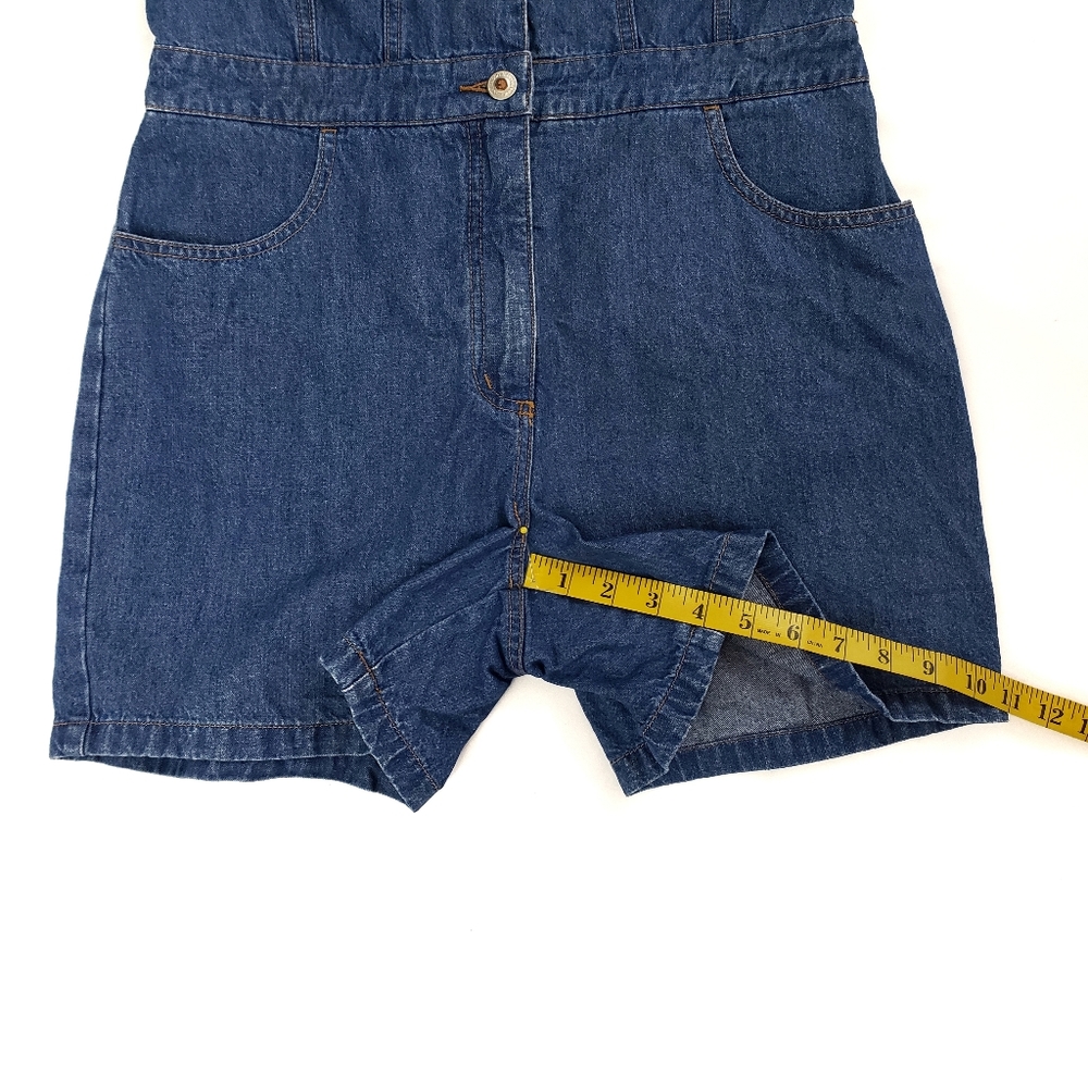 VS London Jean 10 Vintage Cotton Denim Romper F - Picture 7 of 9